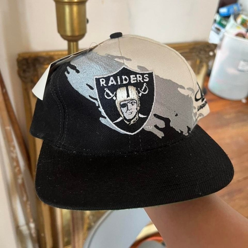 1990s Oakland Raiders Logo Athletic "Splash" vintage SnapBack hat